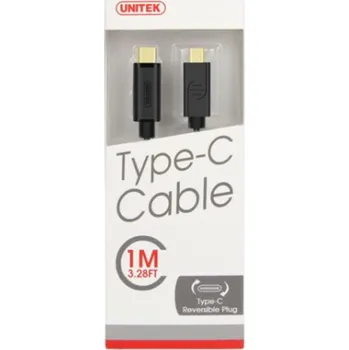 USB TYP-C TO microUSB 2.0 kabel; 1 m; Y-C473BK