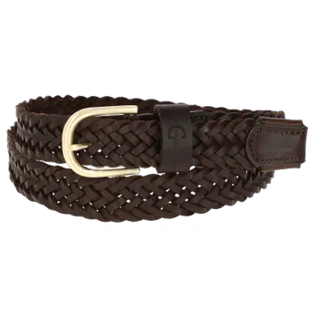 Opasek Kožený opasek Covalliero S/S 2023, hnědý varianta 95 cm