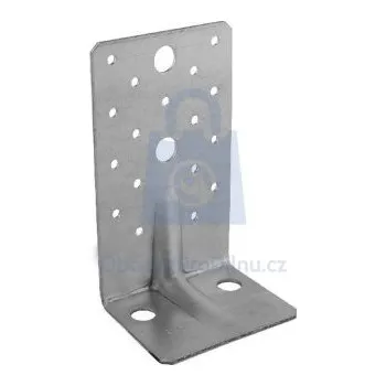 Úhloměr Úhelník tesařský pozinkovaný, s prolisem, nepravidelný 90 x 172/105, tl. 3 mm, balení 10 ks