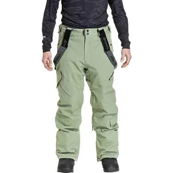 Snowboardové kalhoty Meatfly pánské SNB & SKI kalhoty Ghost Oil Green | Zelená | Velikost XXL