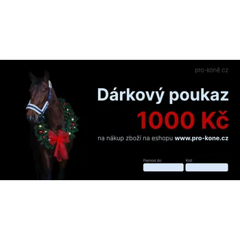 Dárkový potravinový koš Pro-koně.cz Dárkový Poukaz 1000 Kč