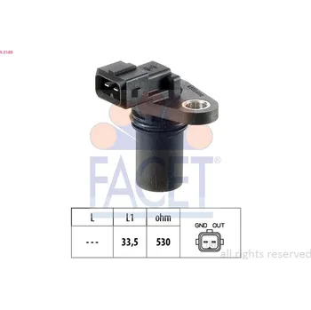 Vačková hřídel FACET Snímač, poloha vačkového hřídele 90189