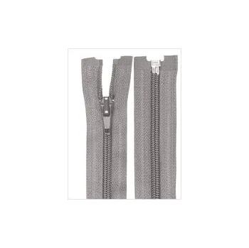 Zip zip dělitelný W5-(No5)-080 cm-aretační jezdec-šedý-193 celé balení