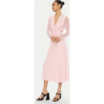 Dámské šaty ROTATE Koktejlové šaty 113628 Růžová Regular Fit 40