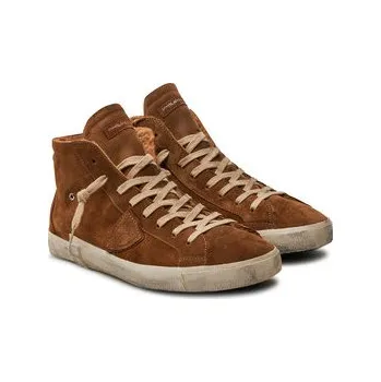 Dámské tenisky Philippe Model Sneakersy PRHU DF03 Hnědá 44
