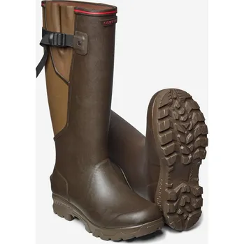 Dámské holínky SOLOGNAC Dámské gumové holínky hřejivé neopren 520 38 KAŠTANOVÁ