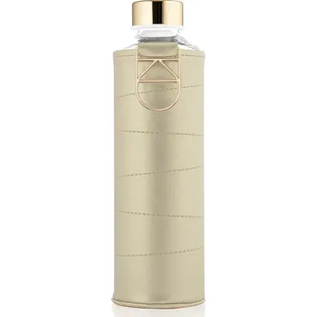 Láhev Skleněná lahev s obalem z umělé kůže EQUA Golden 750 ml