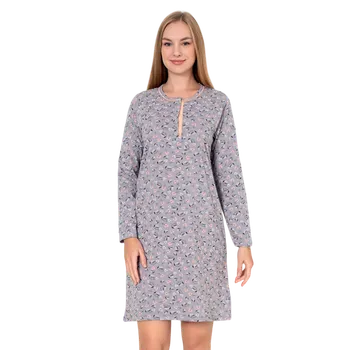 Dámská noční košile Dámská noční košile Christina 3048 L Šedá