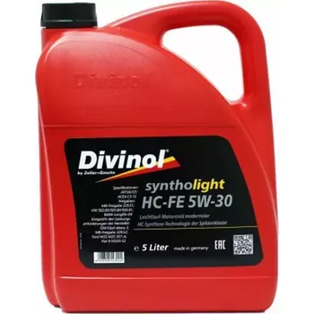 Motorový olej Divinol SYNTHOLIGHT HC-FE Plus 5W-30 5L