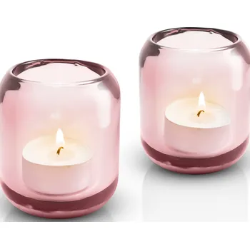 Svícen Eva Solo, Stojany na čajové svíčky Acorn růžové 2 ks - Formadore