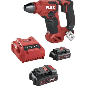 FLEX FHE 1-16 12-EC/2.5 Set, Kompaktní a výkonná akumulátorová vrtačka s příklepem 12 V (Verze: s nabíječkou a 2x baterií 2.5 Ah)