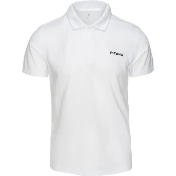 Pánská košile Pánská Polokošile FITANU VINIM M000242636 – Bílá L