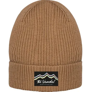 Čepice Zimní čepice THE VANDAL Merino Walnut