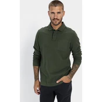 Pánská košile POLOKOŠILE CAMEL ACTIVE POLO 1/1 ARM LEAF GREEN