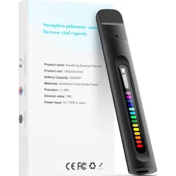 ETOS SPORT Chytrý dechový trenažér, zařízení na dechové cvičení s aplikací