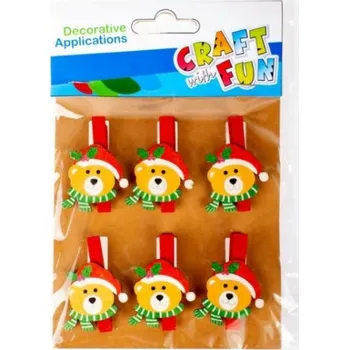 Hodiny Craft with Fun DEKORACE BN HODINY MIS 6KS CF PBH 12/144