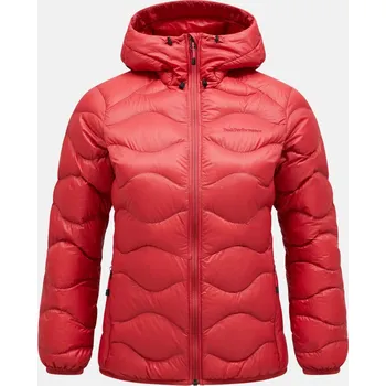 BUNDA PEAK PERFORMANCE W HELIUM DOWN HOOD JACKET SOFTER RED