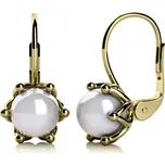 Couple, Okouzlující náušnice Coralia, žluté zlato a perly, 585-45-3-5076.0Z00.0.00.742.08