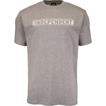 Pánské tričko independent Pánské triko bar logo tee dark heather