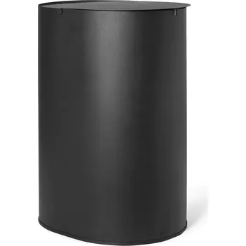 Odpadkový koš Odpadkový koš ENKEL 40 l, černá, uhlíková ocel, ferm LIVING