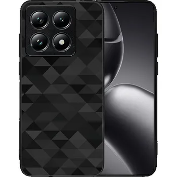 Pouzdro na tablet VSECHNONAMOBIL 97655 MY ART Ochranný kryt pro Xiaomi 14T BLACK TRIANGLES (232)