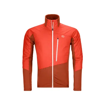 Ortovox Westalpen Swisswool Hybrid Jacket M cengia rossa XL; Červená bunda + DÁREK DLE VÝBĚRU!