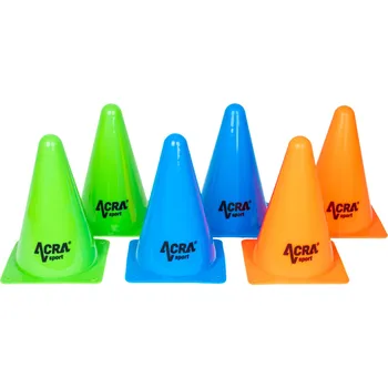 Acra Tréninkový kužel 6ks 18cm - různé barvy
