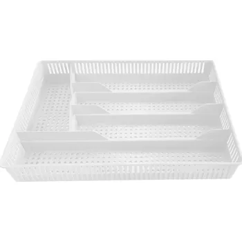 Příborník do zásuvky Příborník děrov.plast 31x23x4,5 cm bílý