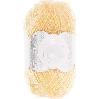 Příze Rico design háčkovací příze na výrobu žínek Creative Bubble odstín 029 vanilková