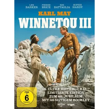 Blu-ray film Winnetou III, 1 4K UHD-Blu-ray + 1 Blu ray (Limitiertes 4K UHD Mediabook) – Hayao Miyazaki (DE)