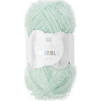 Příze Rico design háčkovací příze na výrobu žínek Creative Bubble odstín 008 mátová