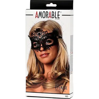 Erotická maska AMORABLE maska na oči černá