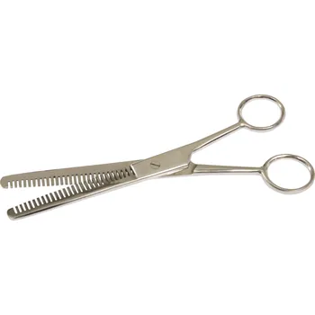 Čištění pro koně Horka Nůžky na prostříhání Barva: Stříbrná