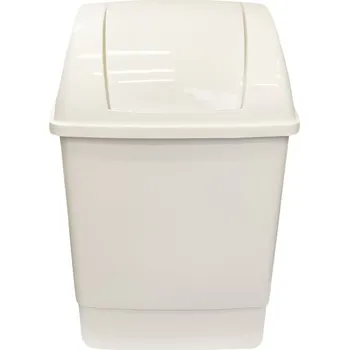 Odpadkový koš Koš na odpad KLIP plast 12 l bílý