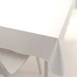 Sametový obdélníkový ubrus Velvet Premium SVP-024 Krémově bílý 100x160 cm