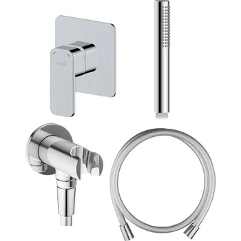 Sprchový set Sada sprchová baterie Oltens Hadsel 33106100, sprchová hlavice Oltens Ume 37102100, 39304100, 37200100