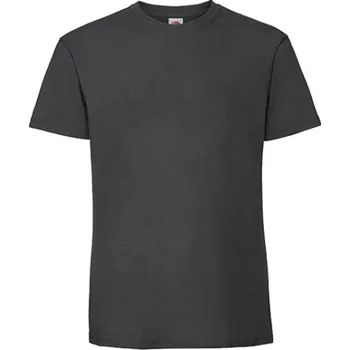 Fruit of the Loom Pánské triko 61-422-0 Light Graphite -Solid L