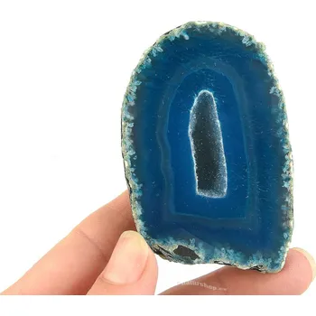 Sběratelství Achátová geoda modrá (Brazílie) 133g