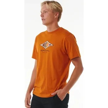 Pánská móda RIP CURL triko - Filler Tee Orange Amber (2133)