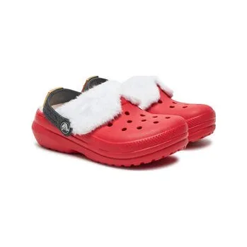 Dámská obuv Nazouváky Crocs Classic Lined Santa Clog K 210931 Červená 38_39