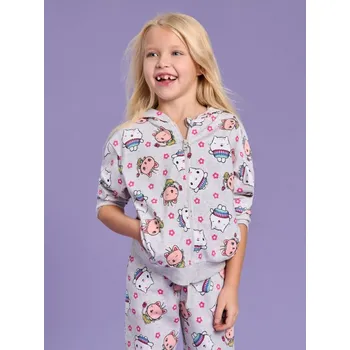 Dívčí mikina Sinsay - Mikina Gabby's Dollhouse - šedá - 822CI-09M - 822CI-09M-104