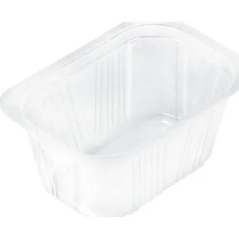 Jednorázové nádobí Miska zatavovací 500ml 137x95x63 1-dílná transparentní polévková (1500ks)