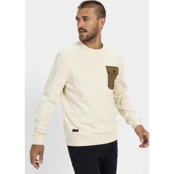 Pánská mikina MIKINA CAMEL ACTIVE SWEATSHIRT CREWNECK CREME