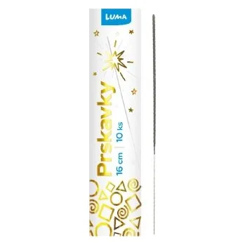 Vánoční dekorace Prskavky 16cm 10ks LUMA