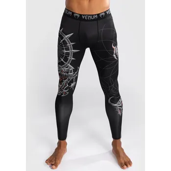 Pánské legíny Kompresní legíny Venum Gladiator 5.0 - černo/stříbrné - VENUM-05317-109 Velikosti: L