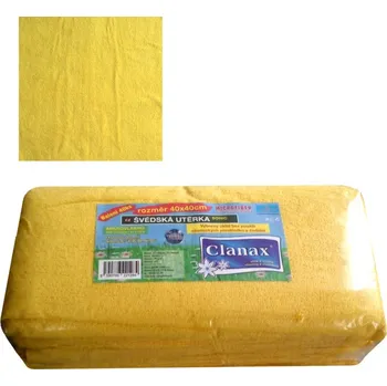 Utěrka Švédská utěrka SONIC 40x40cm/40ks žlutá 1ks