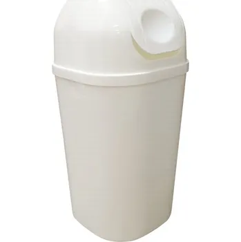 Odpadkový koš Koš na odpad DIN DON plast 50 l bílý