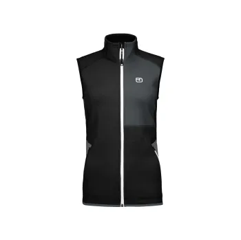 Ortovox MERINO FLEECE VEST W black raven L; Černá vesta + DÁREK DLE VÝBĚRU!