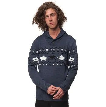 Pánský svetr horsefeathers Pánský svetr hey dude sweater (blue melange)