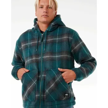 Pánská větrovka RIP CURL bunda - Classic Surf Check Jacket Blue Green (76) velikost: M